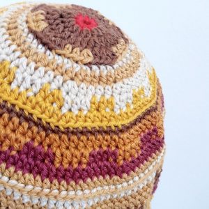 Bunter Bucket Hat aus feinster Bio Baumwolle, GOTS zertifiziert. Handarbeit aus Österreich