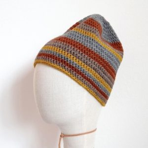 Merino Haube Hunter in GOTS zertifizierter, nachhaltiger top Qualität. Handarbeit aus Österreich