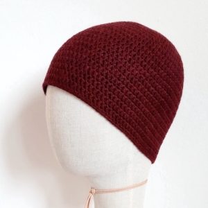 Merino Haube Ayers Rock in GOTS zertifizierter, nachhaltiger top Qualität. Handarbeit aus Österreich